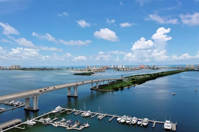 331 Cleveland St Unit 320, Clearwater, FL 33755 - property view of water featuring a city view