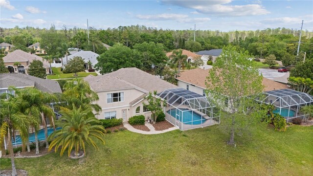 bird's eye view featuring a residential view