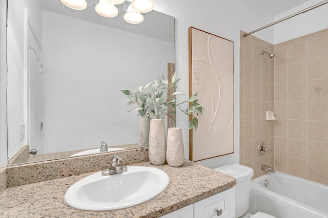 2410 W N A St Unit 2, Tampa, FL 33609 - bathroom featuring washtub / shower combination, vanity, and toilet