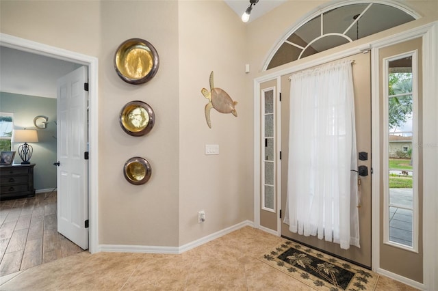 121 Colonial St SW, Port Charlotte, FL 33952 - entrance foyer with baseboards