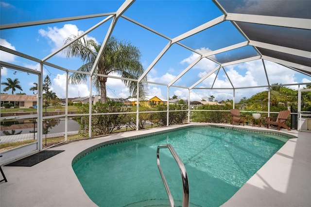 121 Colonial St SW, Port Charlotte, FL 33952 - outdoor pool with a lanai and a patio