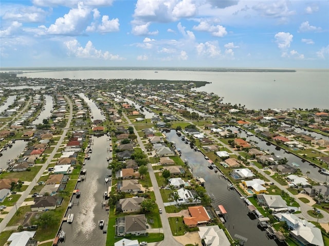 121 Colonial St SW, Port Charlotte, FL 33952 - birds eye view of property featuring a residential view and a water view