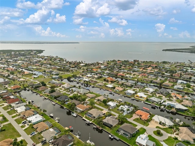 121 Colonial St SW, Port Charlotte, FL 33952 - birds eye view of property featuring a residential view and a water view