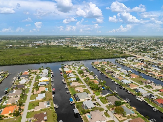 121 Colonial St SW, Port Charlotte, FL 33952 - birds eye view of property featuring a residential view and a water view