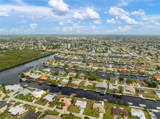 121 Colonial St SW, Port Charlotte, FL 33952 - birds eye view of property featuring a residential view and a water view