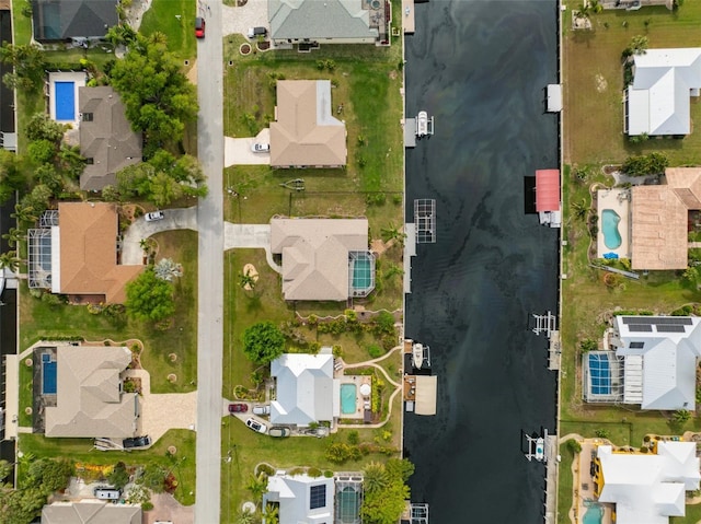 121 Colonial St SW, Port Charlotte, FL 33952 - birds eye view of property featuring a water view and a residential view
