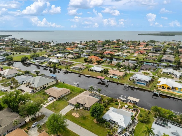 121 Colonial St SW, Port Charlotte, FL 33952 - aerial view with a water view and a residential view