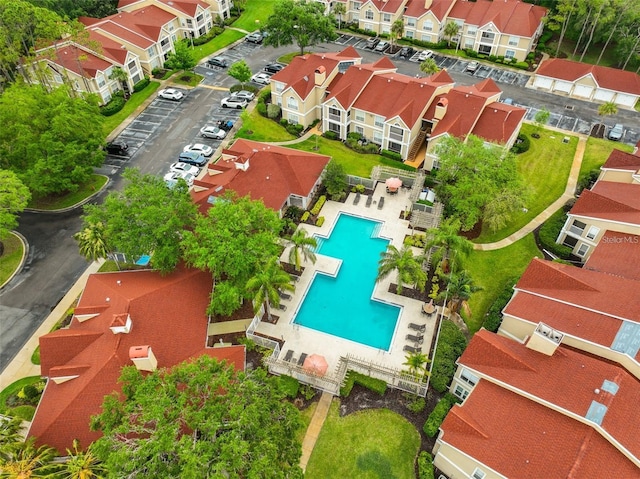 9481 Highland Oak Dr Unit 1616, Tampa, FL 33647 - aerial view of a pool area