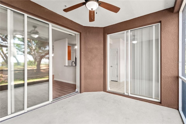 2009 River Turia Cir, Riverview, FL 33578 - unfurnished sunroom with a healthy amount of sunlight