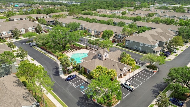 2009 River Turia Cir, Riverview, FL 33578 - birds eye view of property featuring a residential view