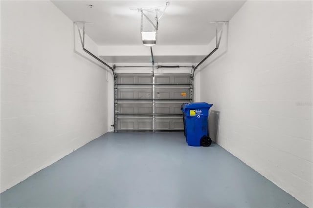 2009 River Turia Cir, Riverview, FL 33578 - garage featuring concrete block wall and a garage door opener
