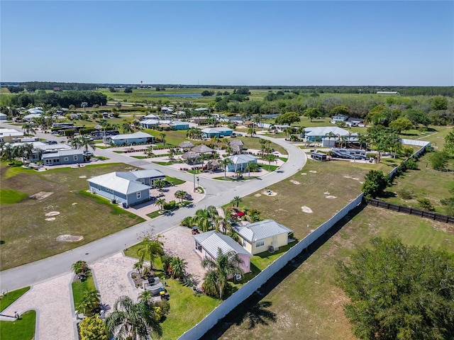 bird's eye view featuring a residential view