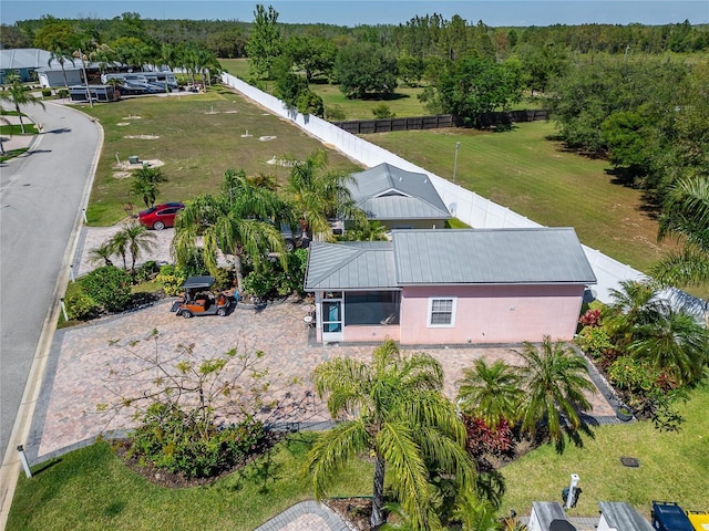 drone / aerial view