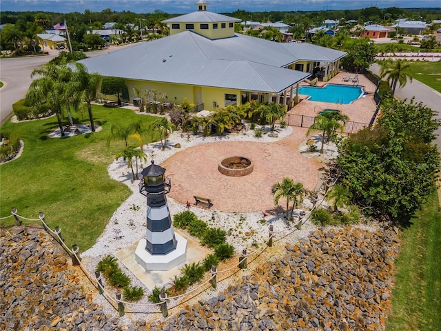 drone / aerial view