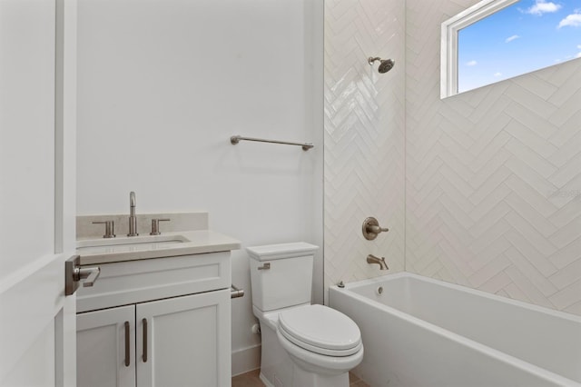 3406 W Alline Ave, Tampa, FL 33611 - full bath with toilet, vanity, and shower / washtub combination