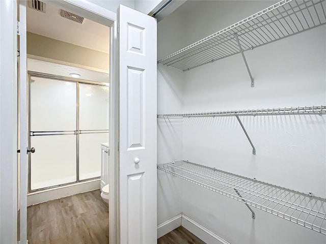 closet with visible vents
