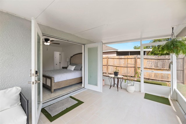 exterior space with fence