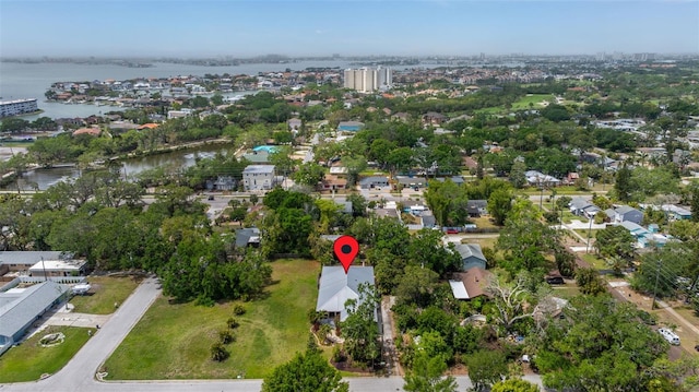 2623 57th St S, Gulfport, FL 33707 - bird's eye view featuring a water view