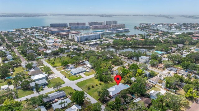 2623 57th St S, Gulfport, FL 33707 - aerial view featuring a water view