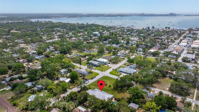 2623 57th St S, Gulfport, FL 33707 - aerial view with a residential view and a water view
