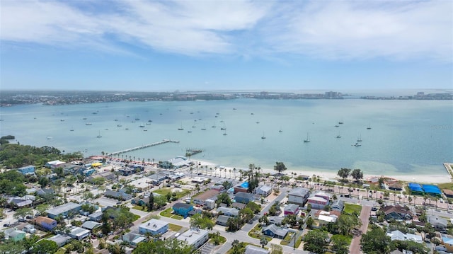 2623 57th St S, Gulfport, FL 33707 - birds eye view of property with a water view