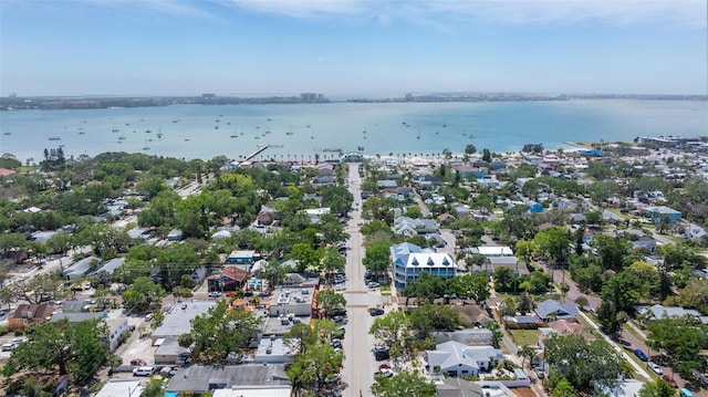 2623 57th St S, Gulfport, FL 33707 - drone / aerial view featuring a water view