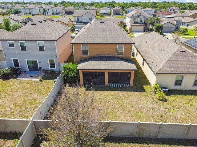 birds eye view of property featuring a residential view