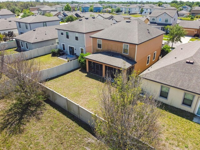 birds eye view of property featuring a residential view