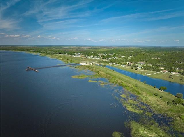 6589 Banyan Dr, Indian Lake Estates, FL 33855 - bird's eye view featuring a water view