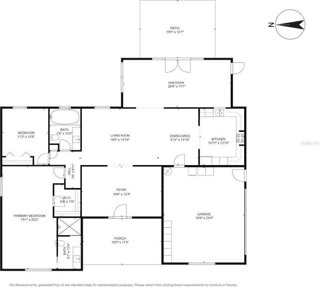 6589 Banyan Dr, Indian Lake Estates, FL 33855 - view of layout
