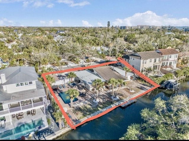 5430 Avenida Del Mare, Sarasota, FL 34242 - view of property location with a nearby body of water and property parcel outlined