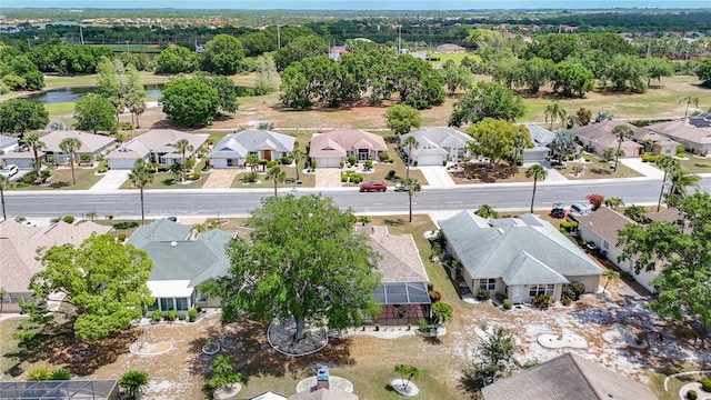 drone / aerial view featuring a residential view