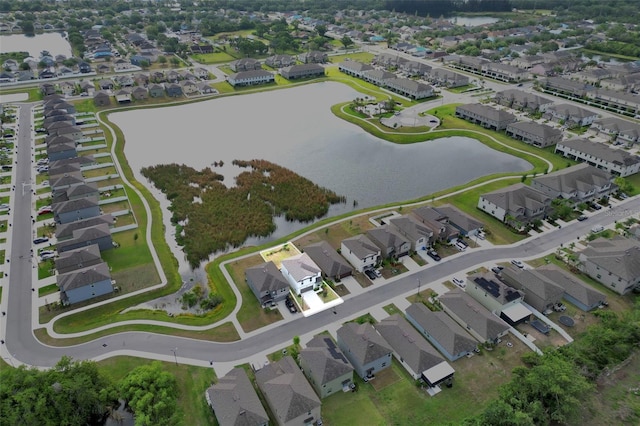 582 Royal Empress Dr, Ruskin, FL 33570 - aerial overview of property's location featuring nearby suburban area and a nearby body of water