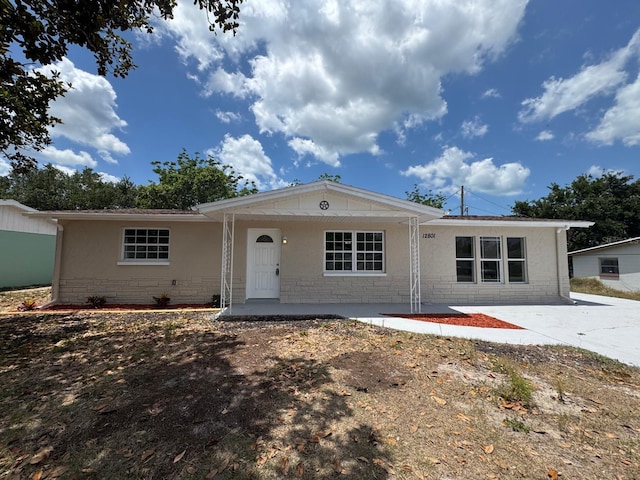 view of front of house featuring covered porch