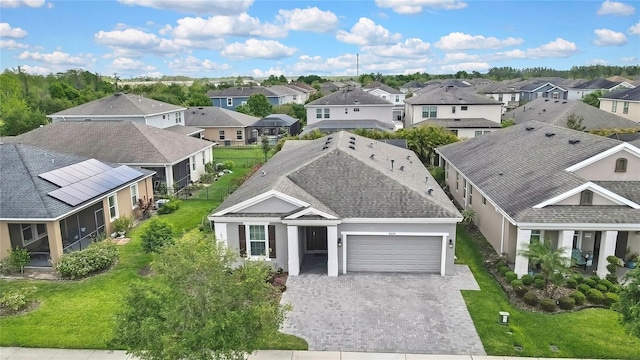 bird's eye view featuring a residential view