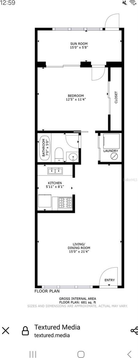2366 Shelley St Unit 7, Clearwater, FL 33765 - plan