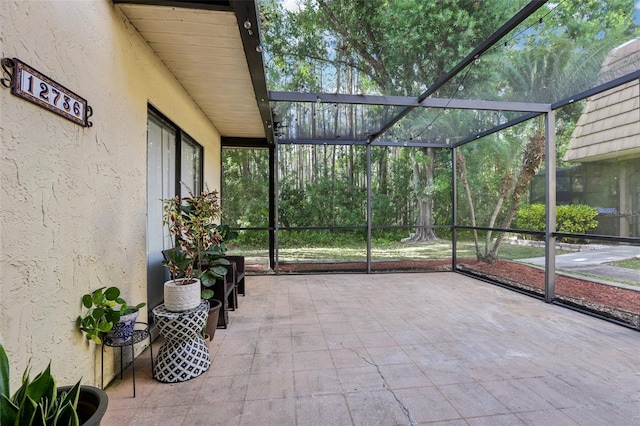 12736 Wood Trail Blvd, Tampa, FL 33625 - view of unfurnished sunroom
