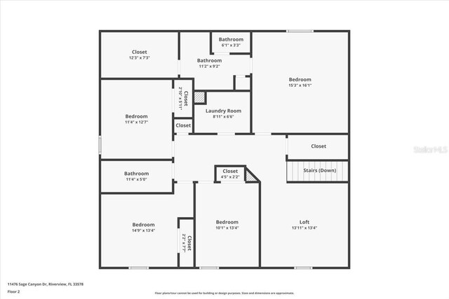 11476 Sage Canyon Dr, Riverview, FL 33578 - view of layout