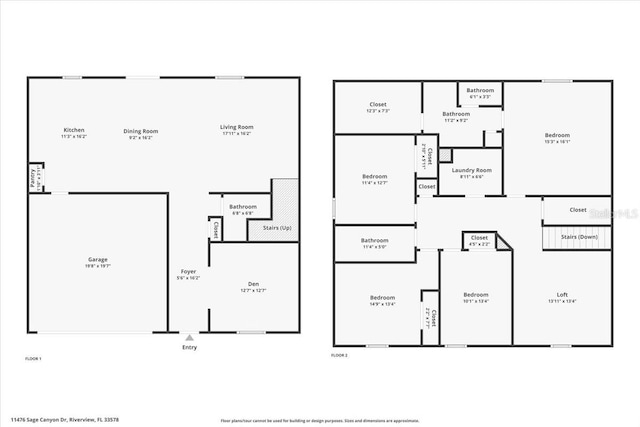 11476 Sage Canyon Dr, Riverview, FL 33578 - plan