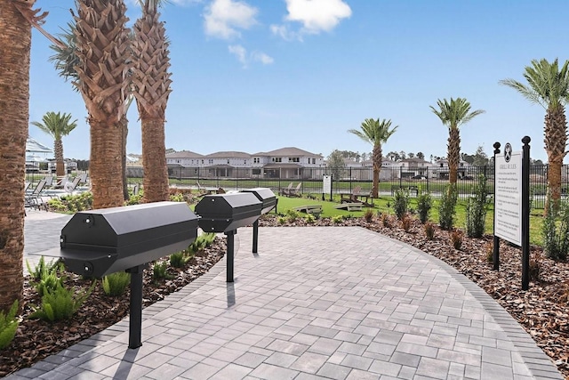 20659 Drake Elm Dr, Land O Lakes, FL 34638 - view of patio with a residential view