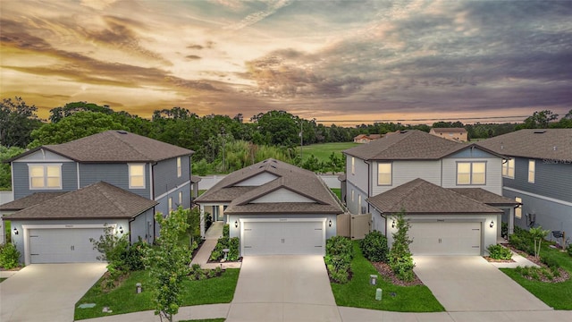 20659 Drake Elm Dr, Land O Lakes, FL 34638 - traditional-style house featuring concrete driveway and a residential view