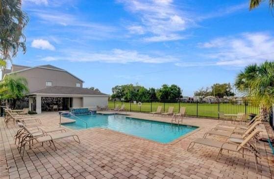 8796 Christie Dr, Largo, FL 33771 - community pool featuring a patio and a gazebo