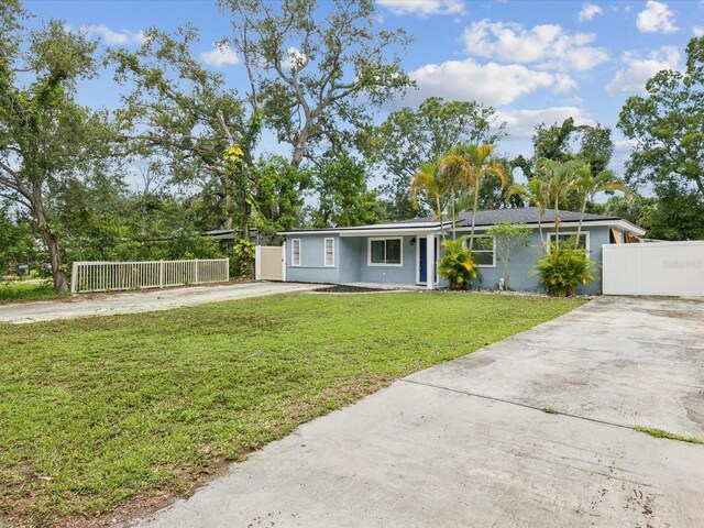232 Emerald Ln, Largo, FL 33771 - view of front of property with driveway