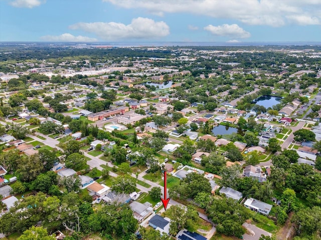 232 Emerald Ln, Largo, FL 33771 - aerial view of property's location with nearby suburban area and a nearby body of water