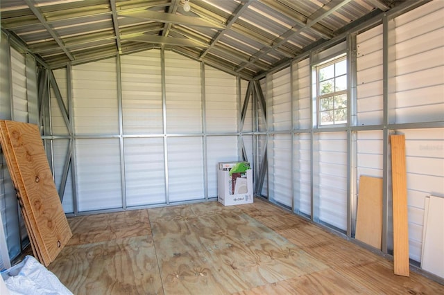 view of storage