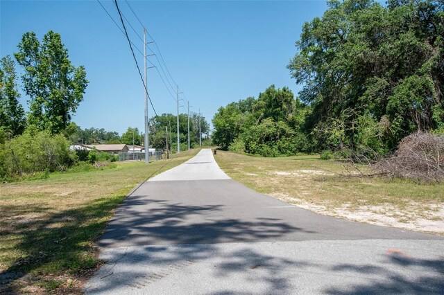 view of road