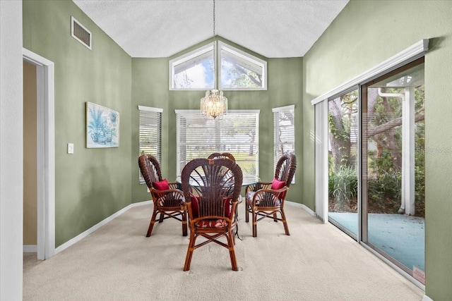 235 Woodridge Cir, Oldsmar, FL 34677 - sunroom with a chandelier and visible vents