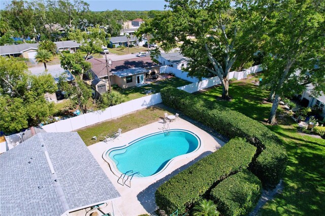 1535 Nursery Rd Unit 107, Clearwater, FL 33756 - view of swimming pool featuring a residential view