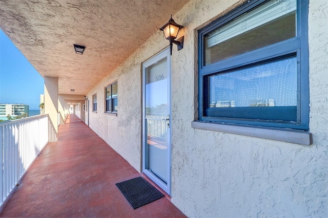 balcony with visible vents