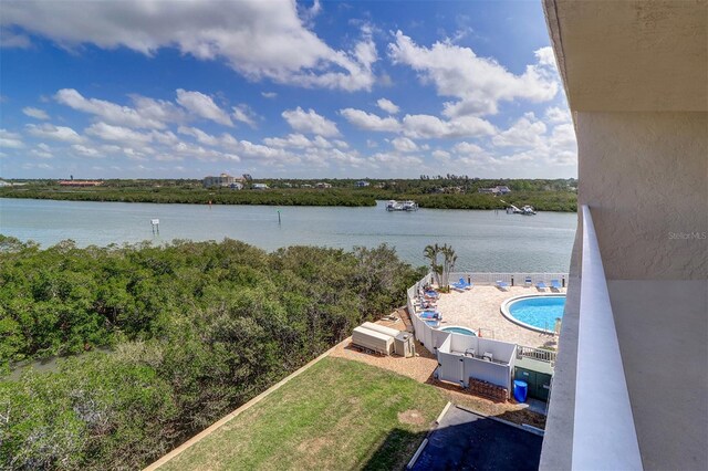 property view of water